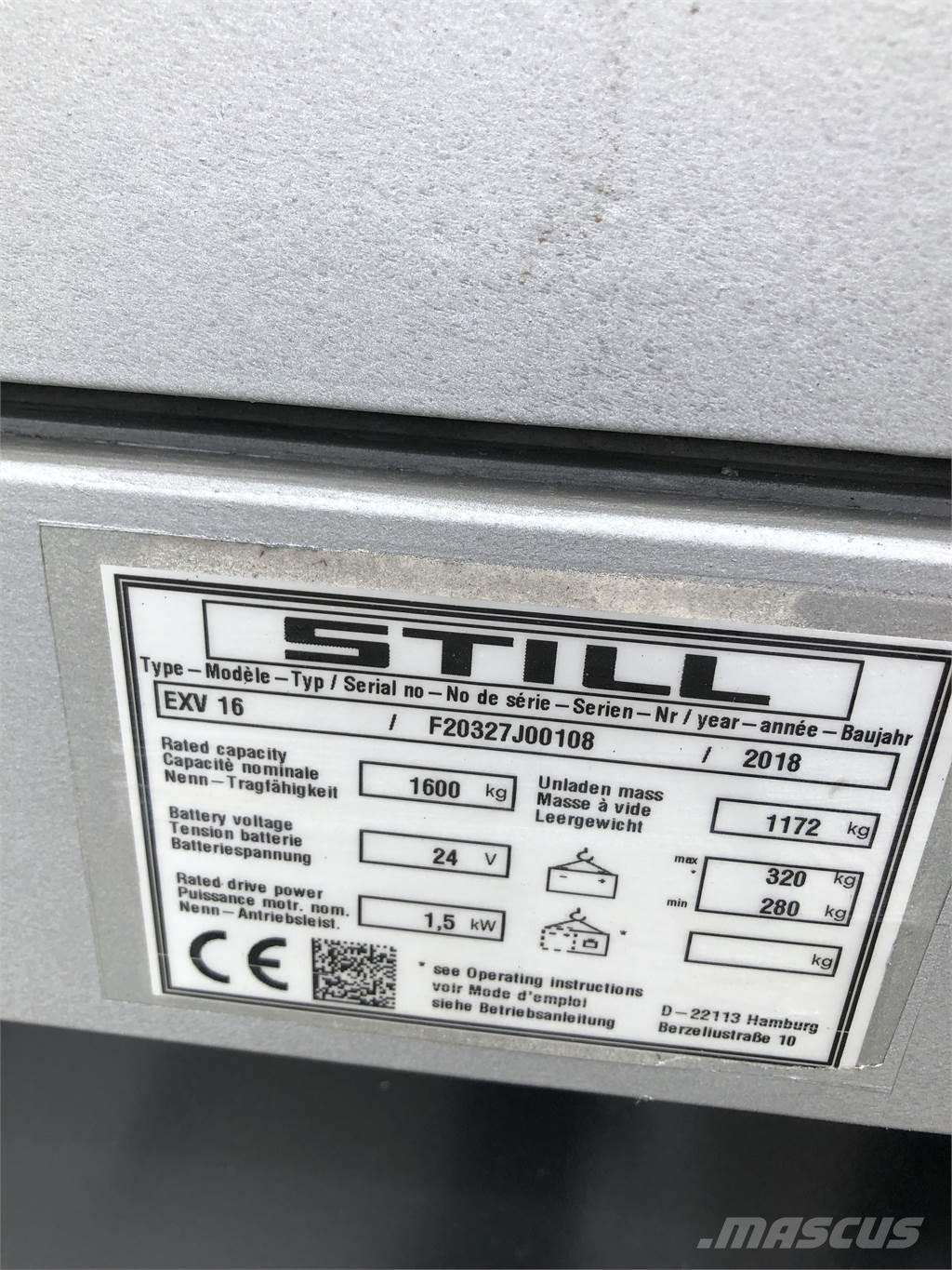 Still EXV 16 Empilhador para operador externo