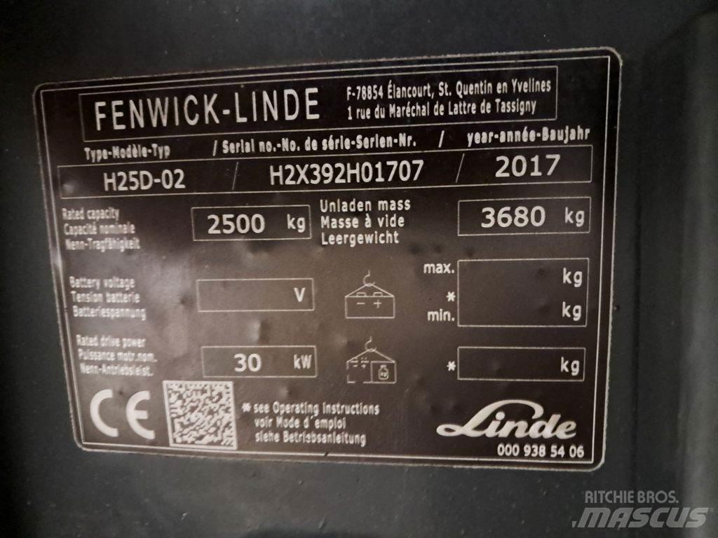 Linde H25D-02 Empilhadores Diesel
