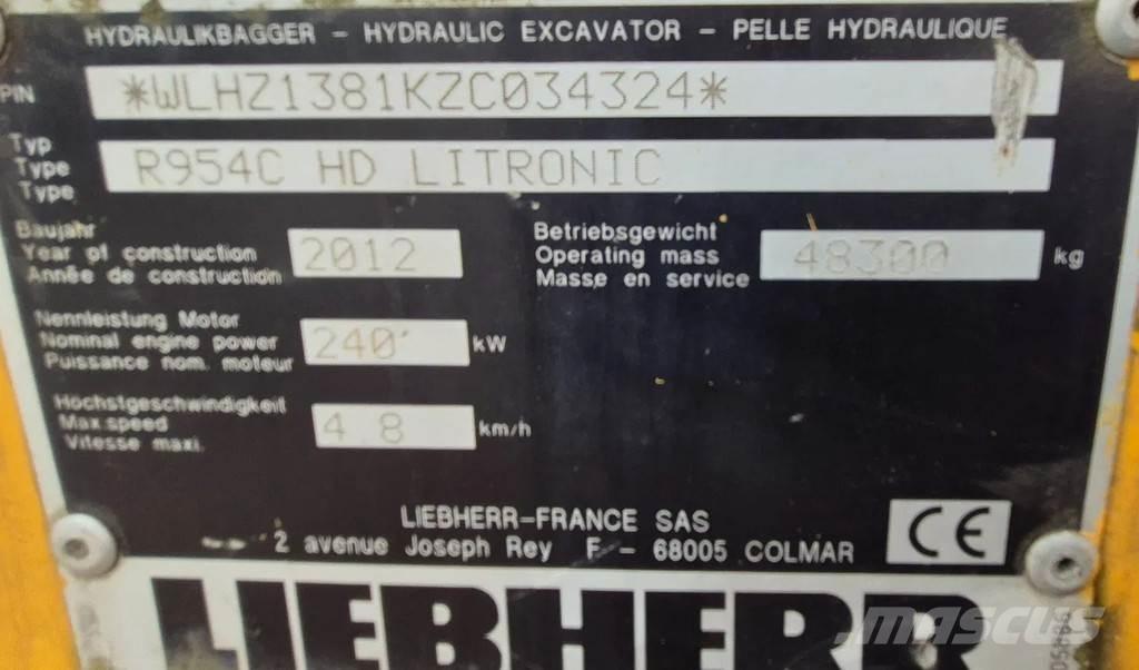Liebherr r954c Escavadoras de rastos