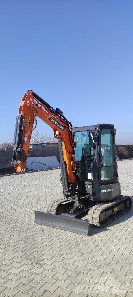 Develon DX 27 Z-7 Mini Escavadoras <7t