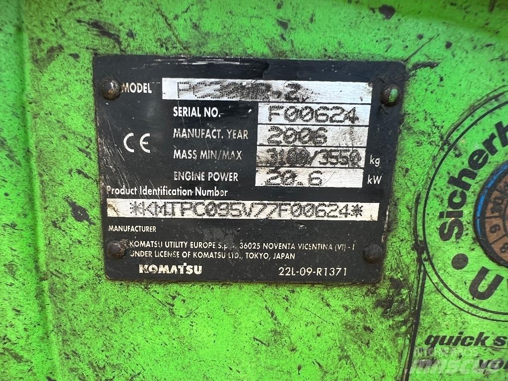 Komatsu PC 30 MR-2 Mini Escavadoras <7t