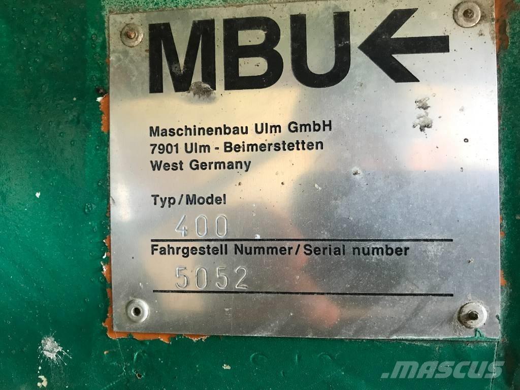 MBU 400 Pavimentadoras de asfalto