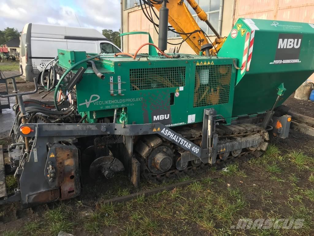 MBU 400 Pavimentadoras de asfalto