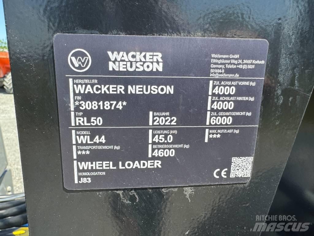 Wacker Neuson WL44 Pás carregadoras de rodas