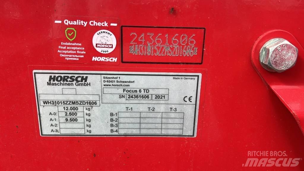 Horsch Focus 6 TD Perfuradoras