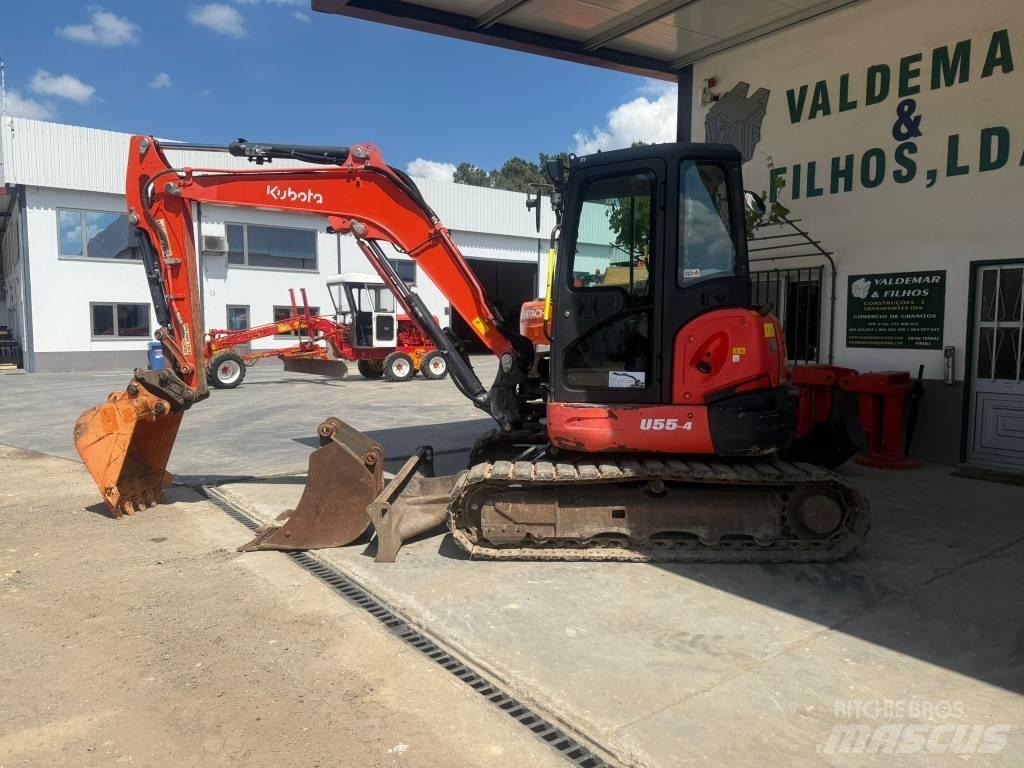 Kubota U 55-4, U55 Mini Escavadoras <7t