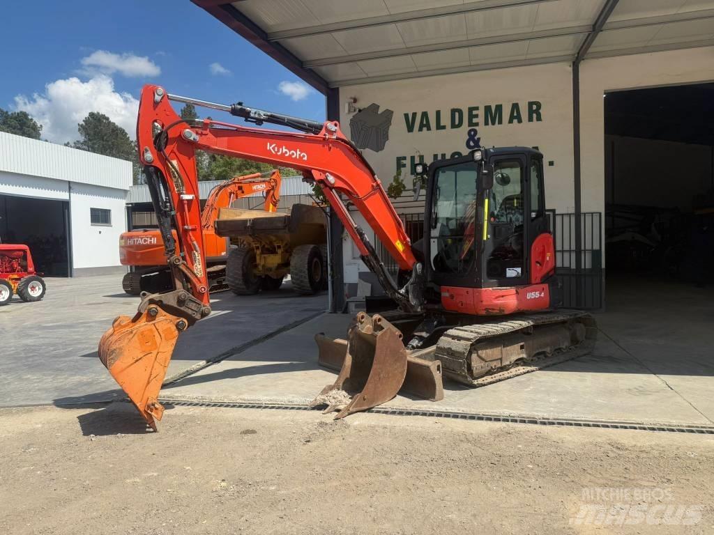 Kubota U 55-4, U55 Mini Escavadoras <7t