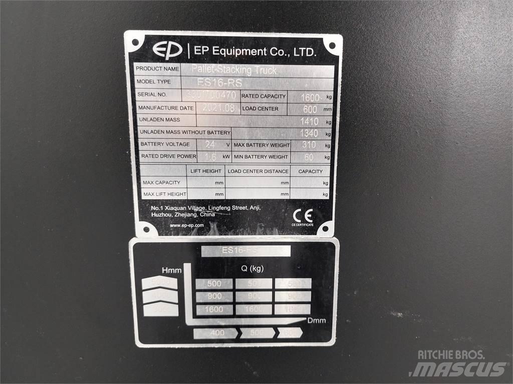  ES16 RSL Litio Porta-paletes com plataforma