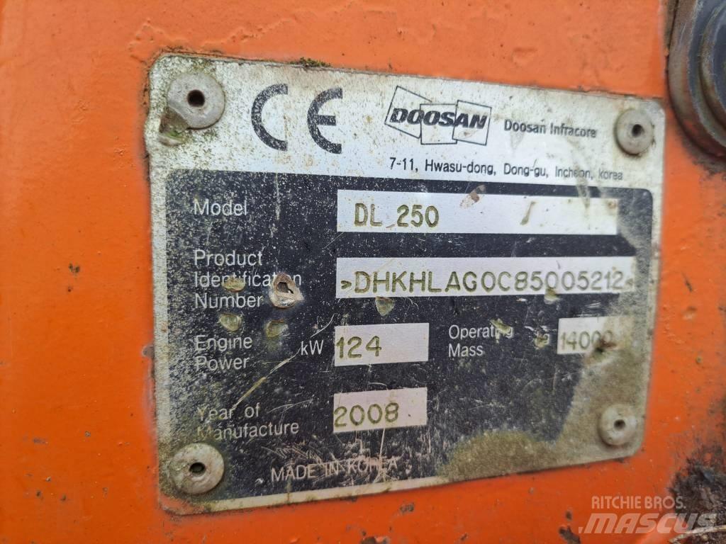 Doosan DL 250 Pás carregadoras de rodas