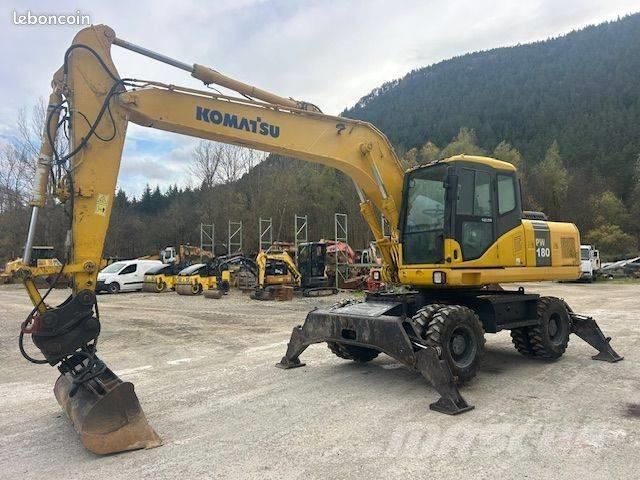 Komatsu PW 180 Escavadoras de rodas