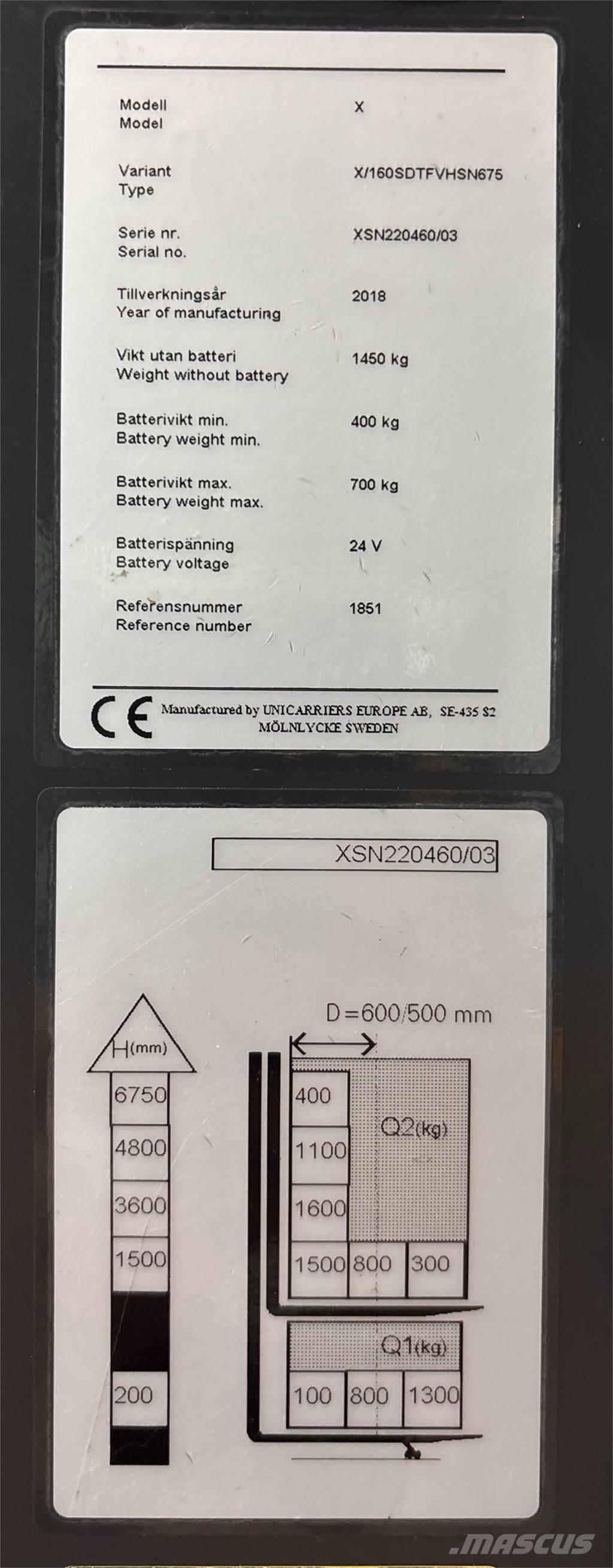 Atlet X160 Empilhador para operador externo