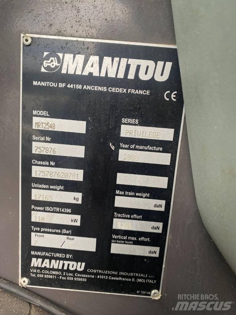 Manitou MRT 2540 Manipuladores telescópicos