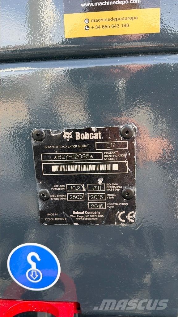 Bobcat E 17 Mini Escavadoras <7t