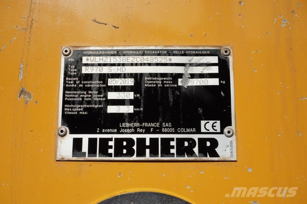 Liebherr R 970 SHD Escavadoras de rastos