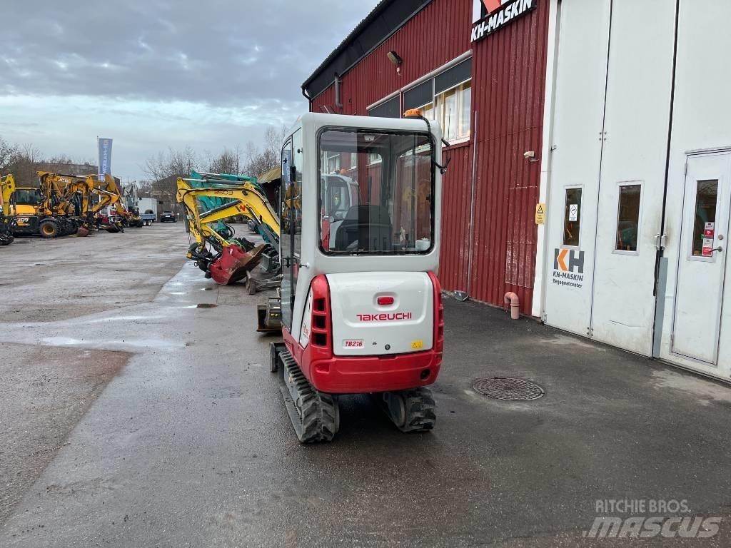 Takeuchi TB 216 Mini Escavadoras <7t