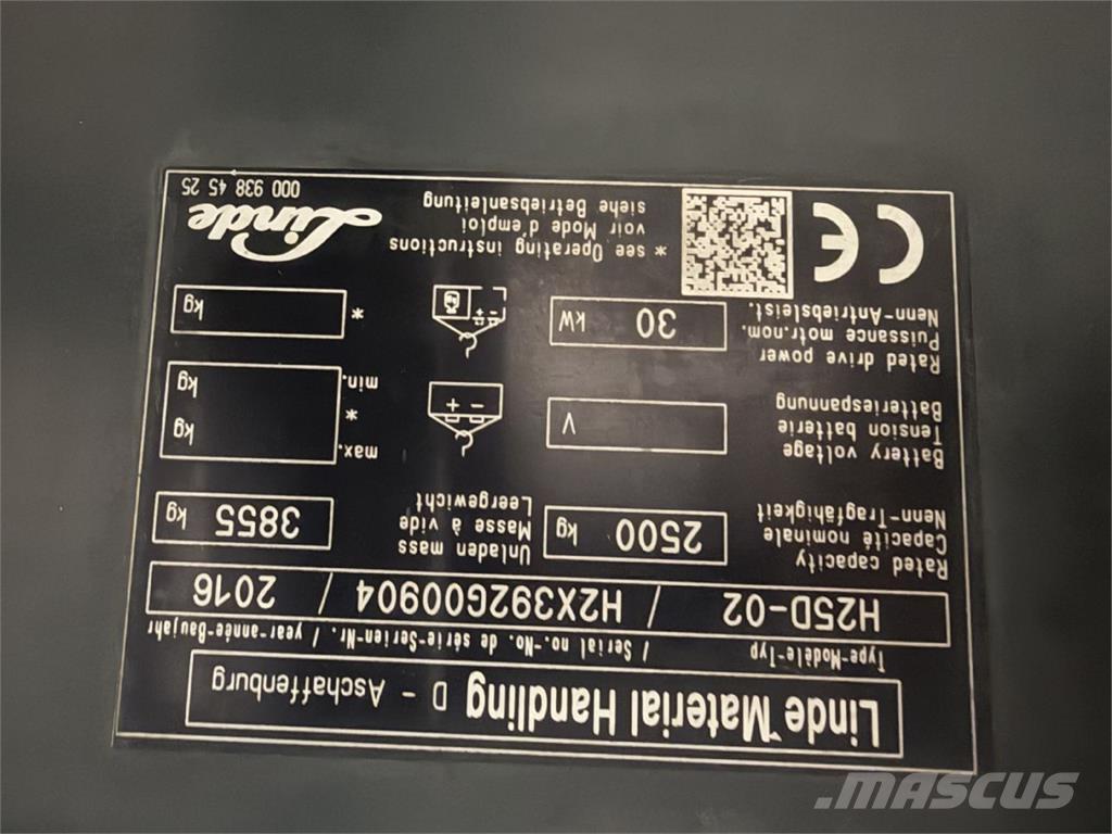 Linde H25D-02 Empilhadores Diesel