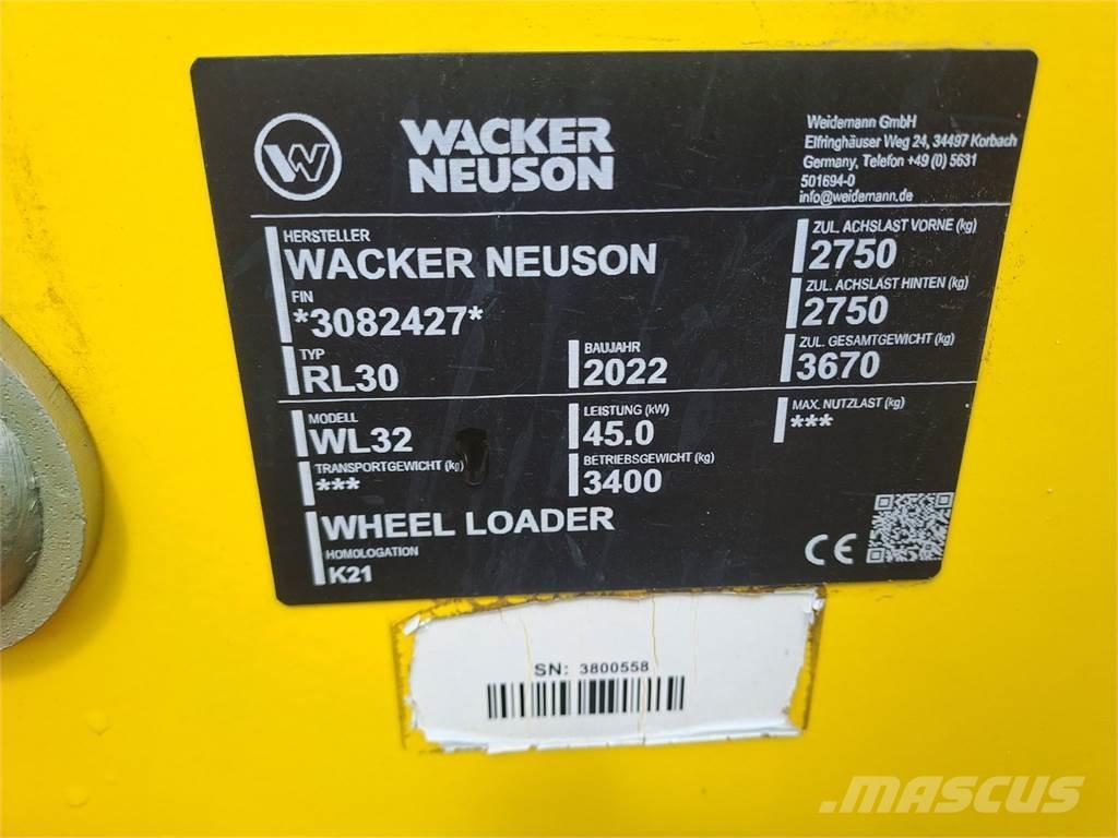 Wacker Neuson WL32 Pás carregadoras de rodas