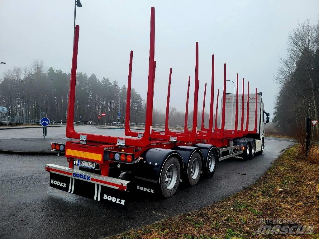 Bodex KIS3 Semi Reboques Transporte Madeira