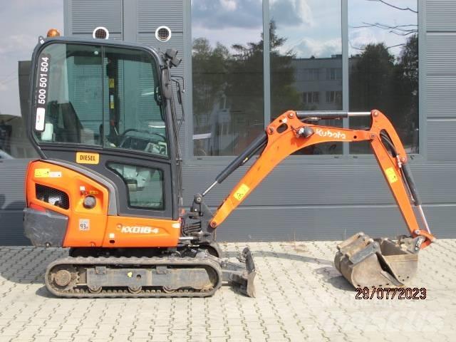 Kubota KX 018-4 Mini Escavadoras <7t