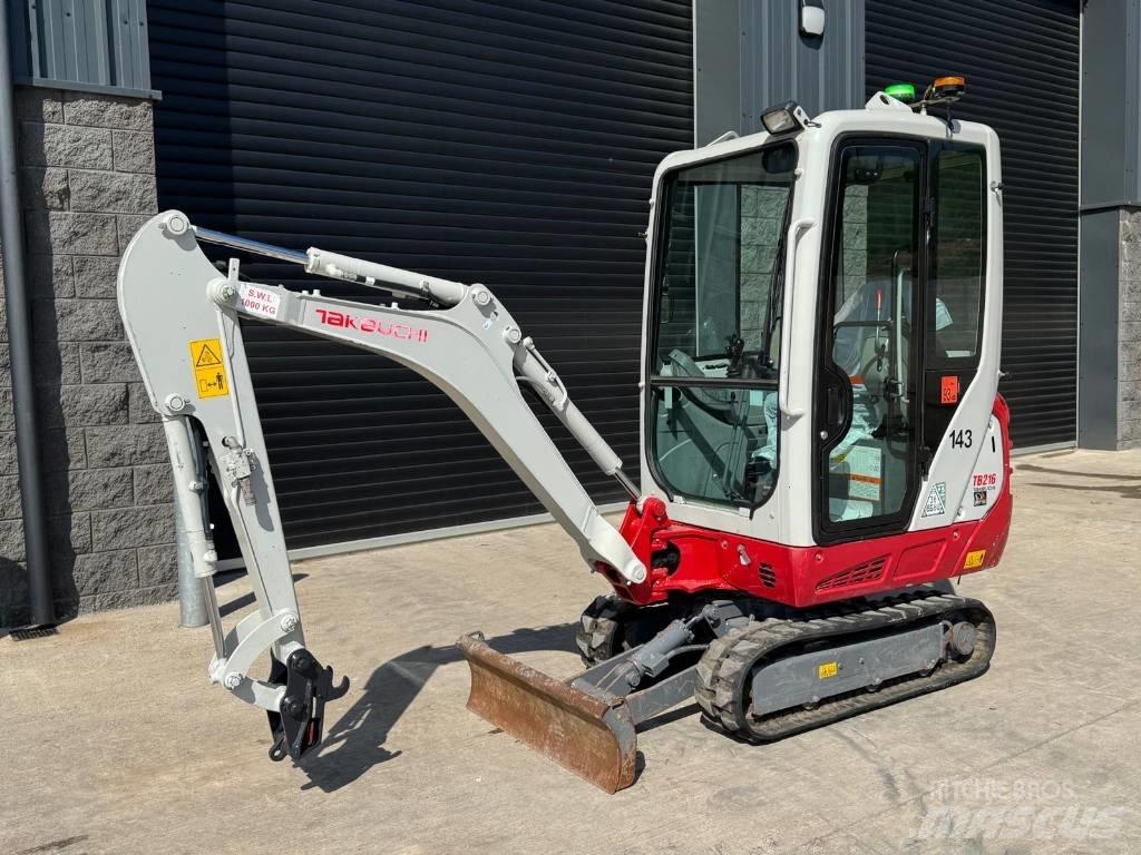 Takeuchi TB 216 Mini Escavadoras <7t