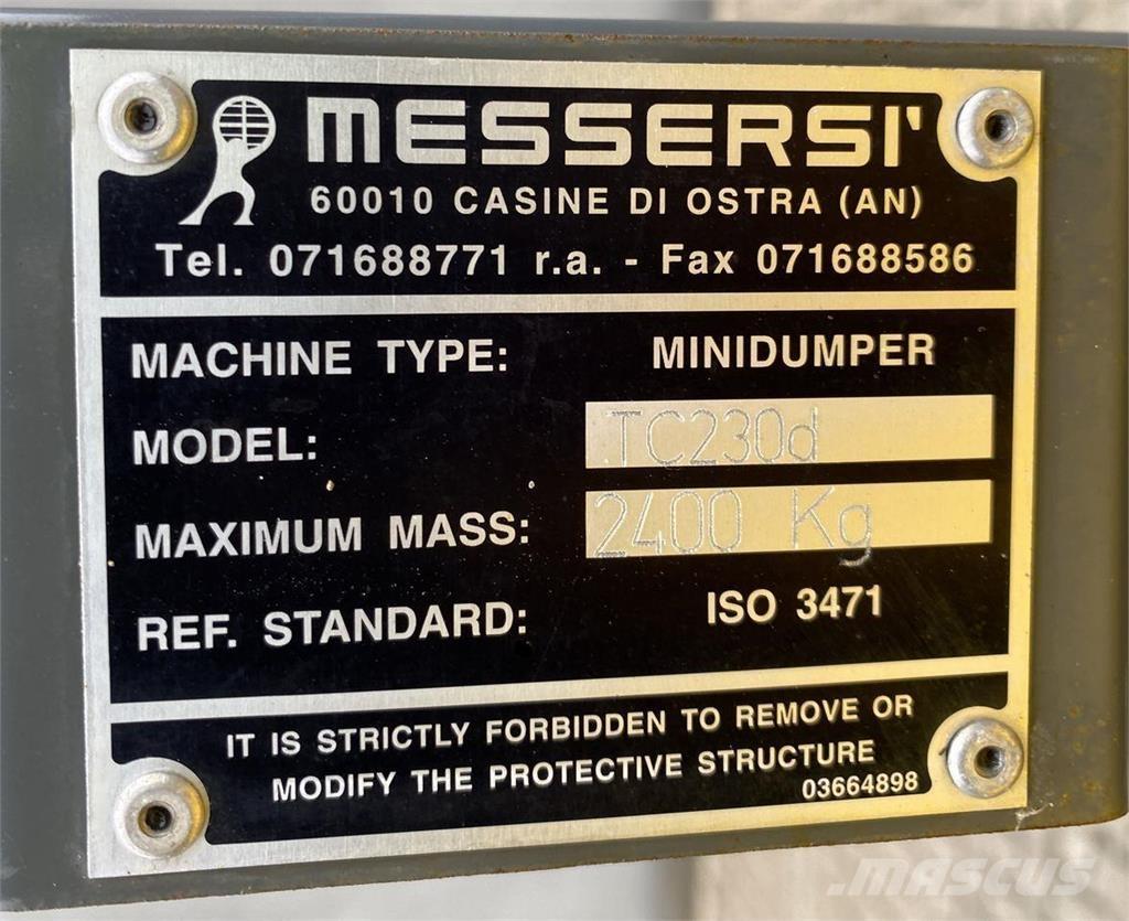 Messersi TC230 Dumpers de obras