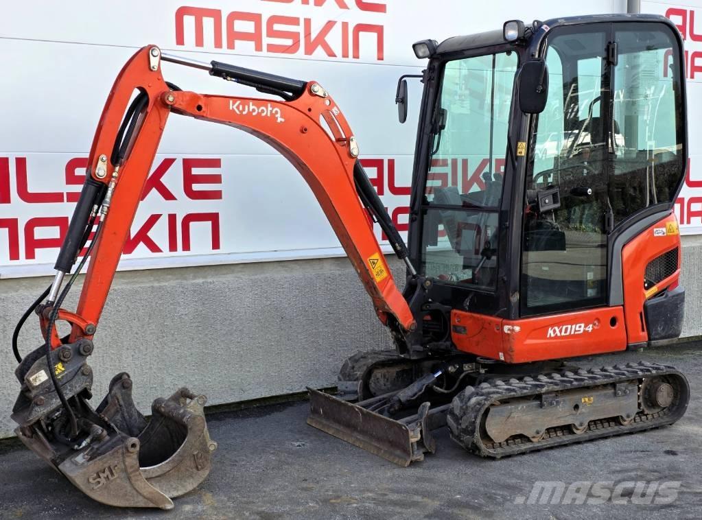 Kubota KX 019-4 Mini Escavadoras <7t