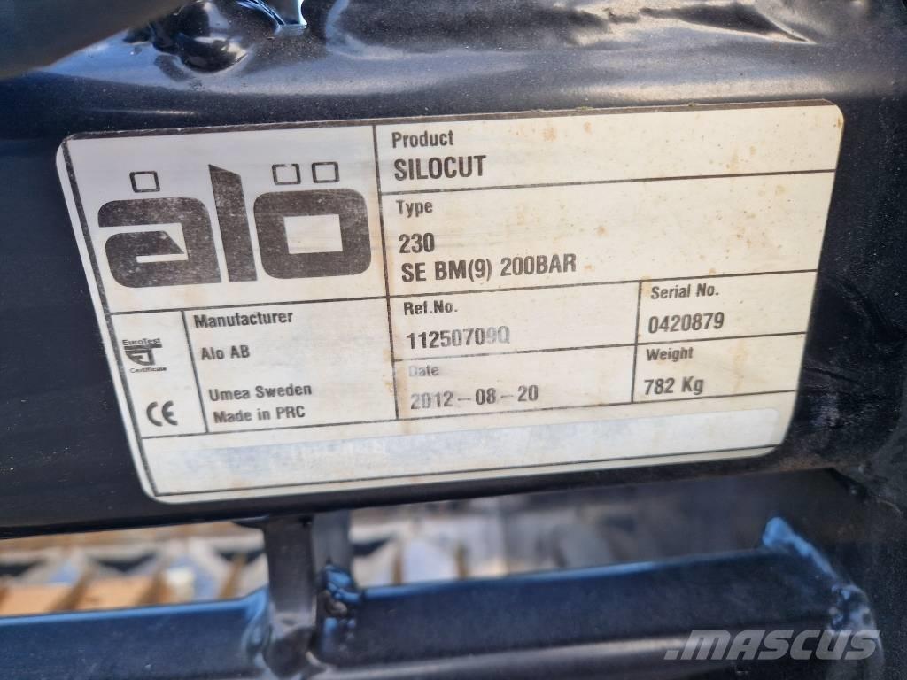 Ålö Silocut 230 . S-BM Acessórios de carregadora frontal
