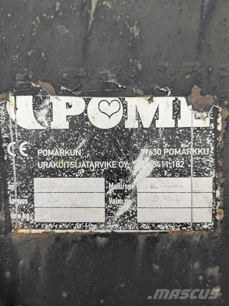 Pome Nivel Aura 280 Lâminas de neve e arados