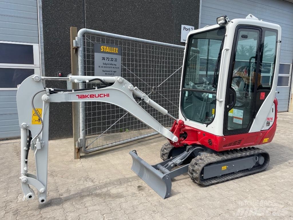 Takeuchi TB216 Mini Escavadoras <7t
