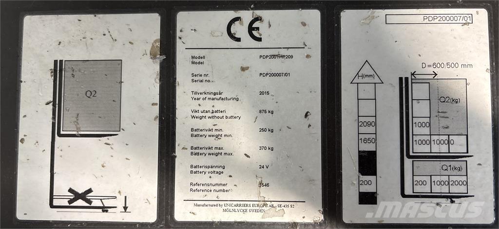 Atlet PDP200 Self propelled stackers