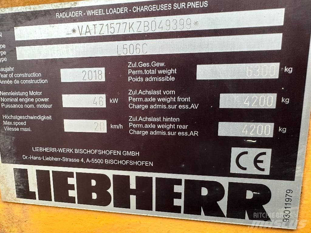 Liebherr 506 Pás carregadoras de rodas