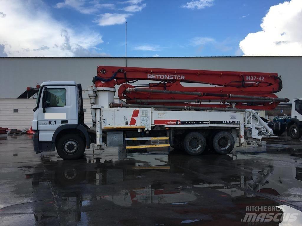 Betonstar 37M-4Z Camiões bomba Betão