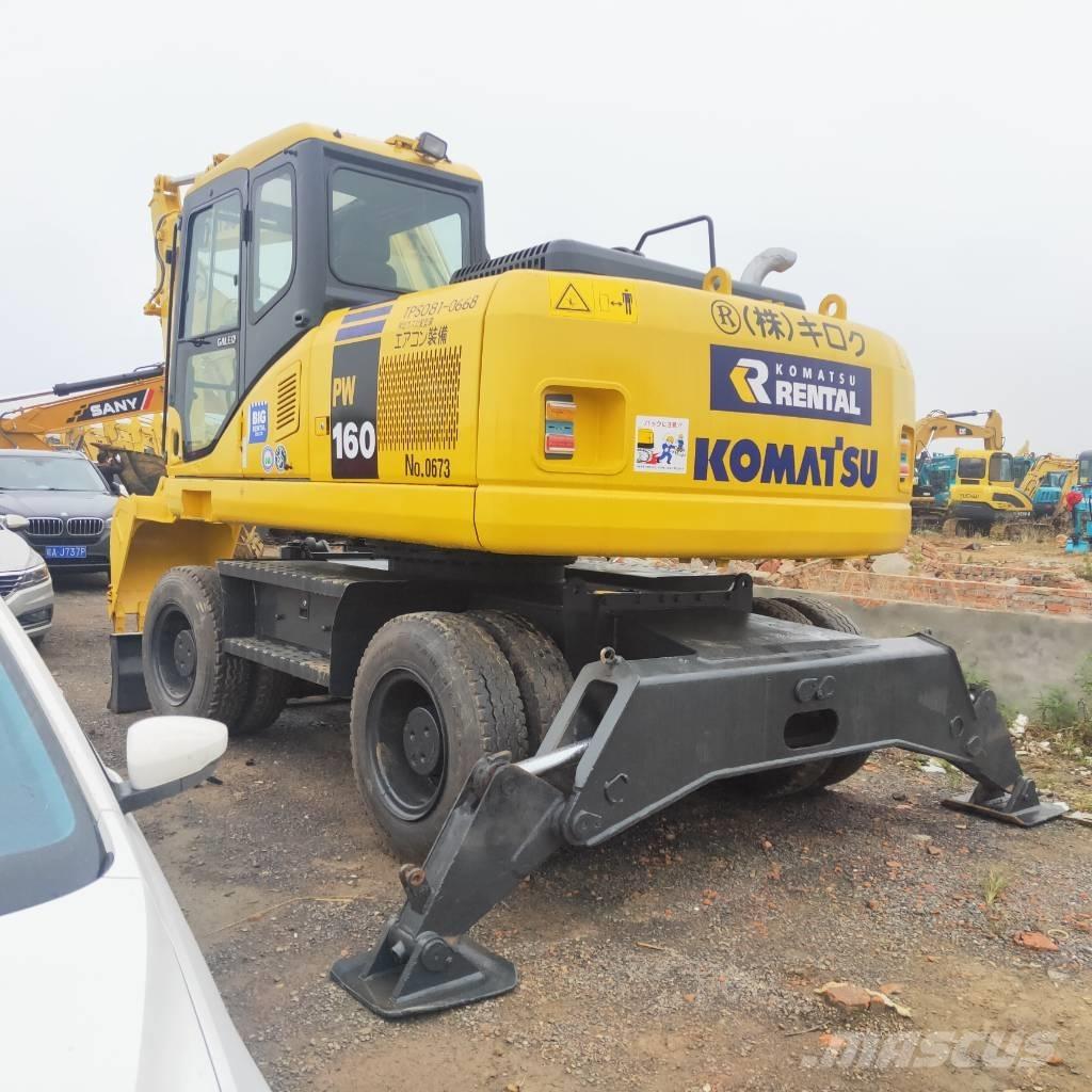 Komatsu PW160W-7 Escavadoras de rodas