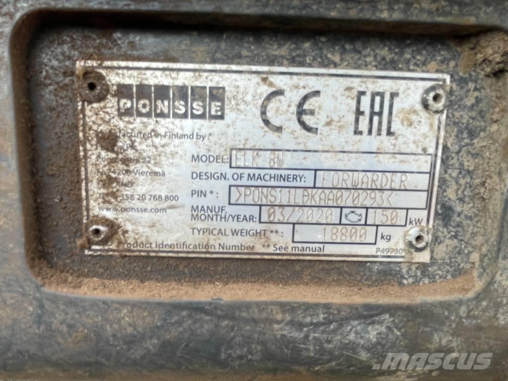 Ponsse Elk Forwarders florestais