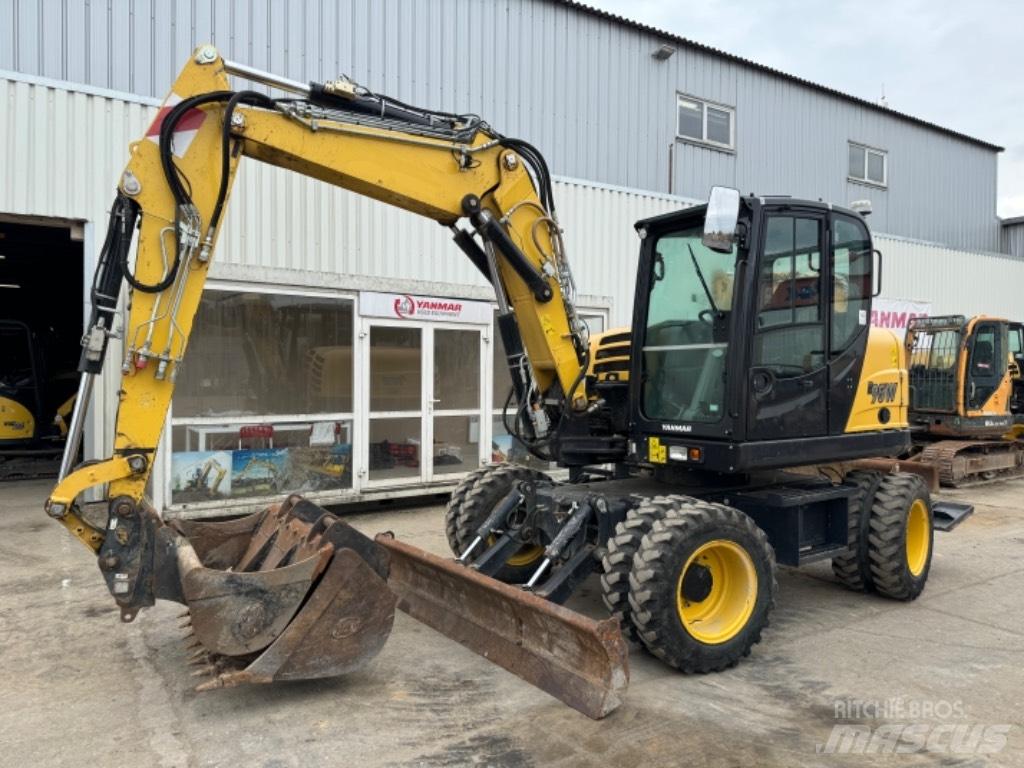 Yanmar B95W (40744) Escavadoras de rodas