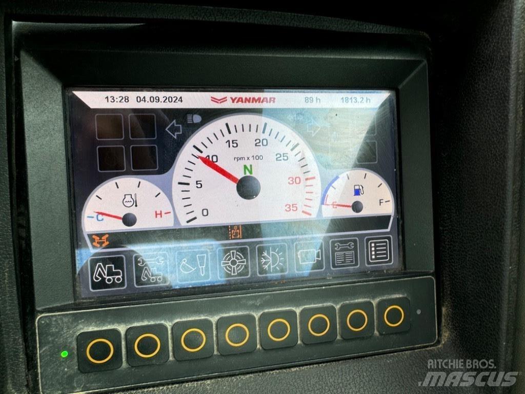 Yanmar B95W (40744) Escavadoras de rodas