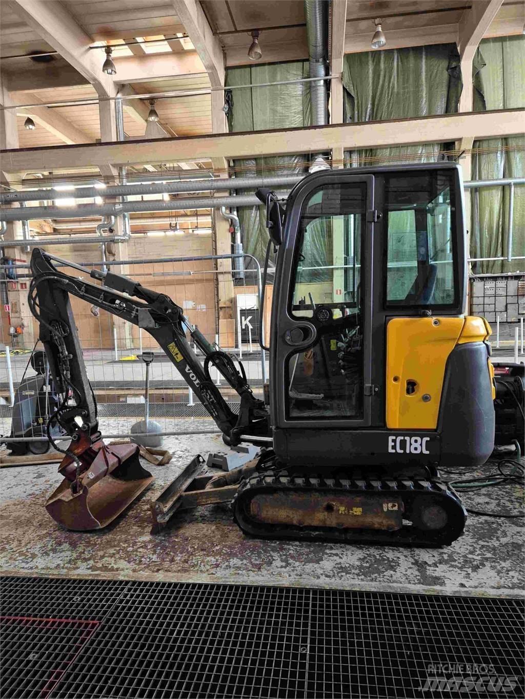 Volvo EC18C Mini Escavadoras <7t