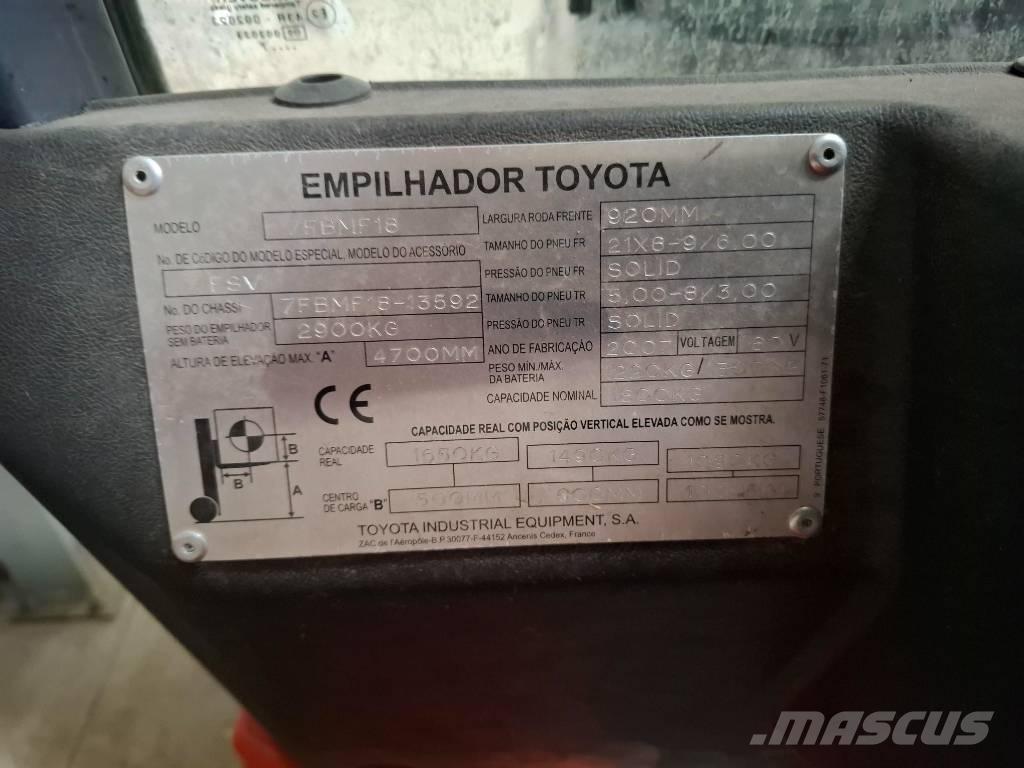 Toyota 75BMF18 Empilhadores eléctricos