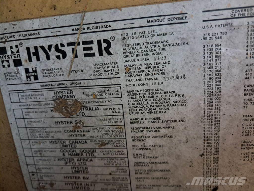 Hyster H2.50J Empilhadores Diesel