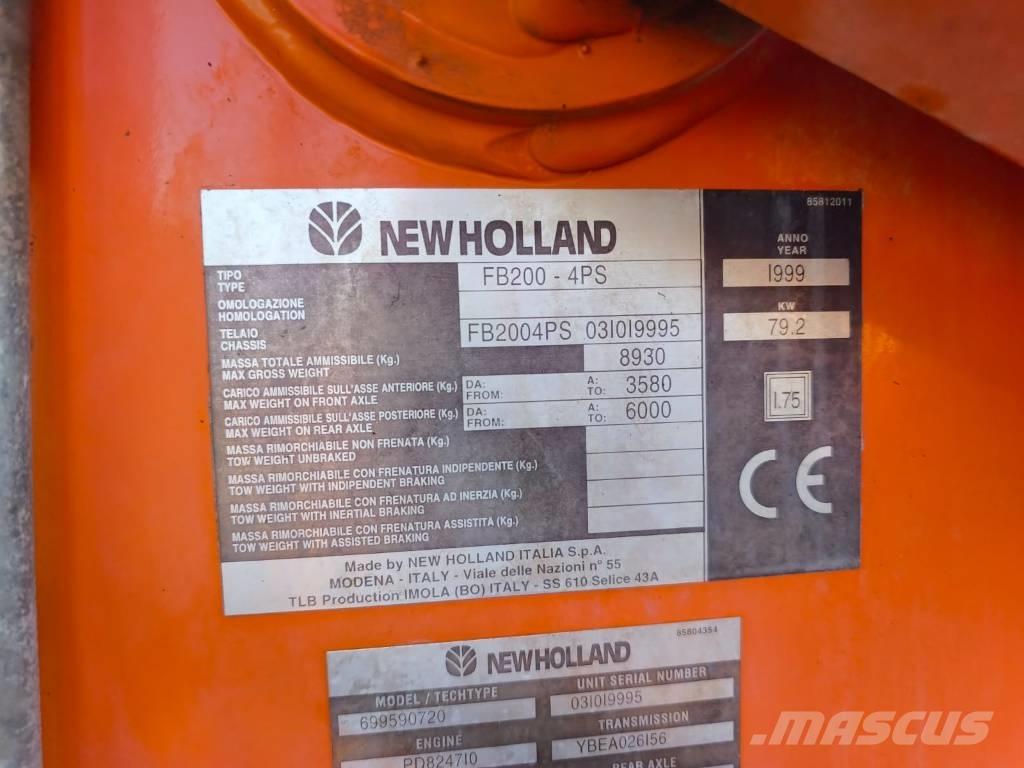 New Holland FB 200 Retroescavadoras