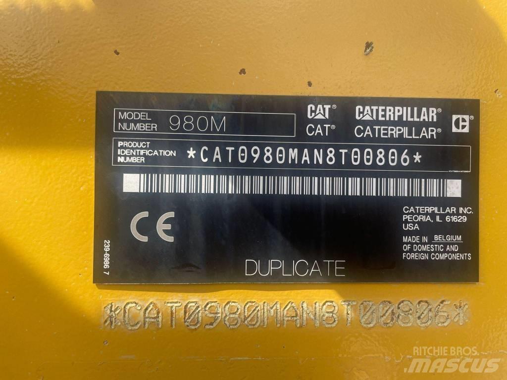 CAT 980M Pás carregadoras de rodas