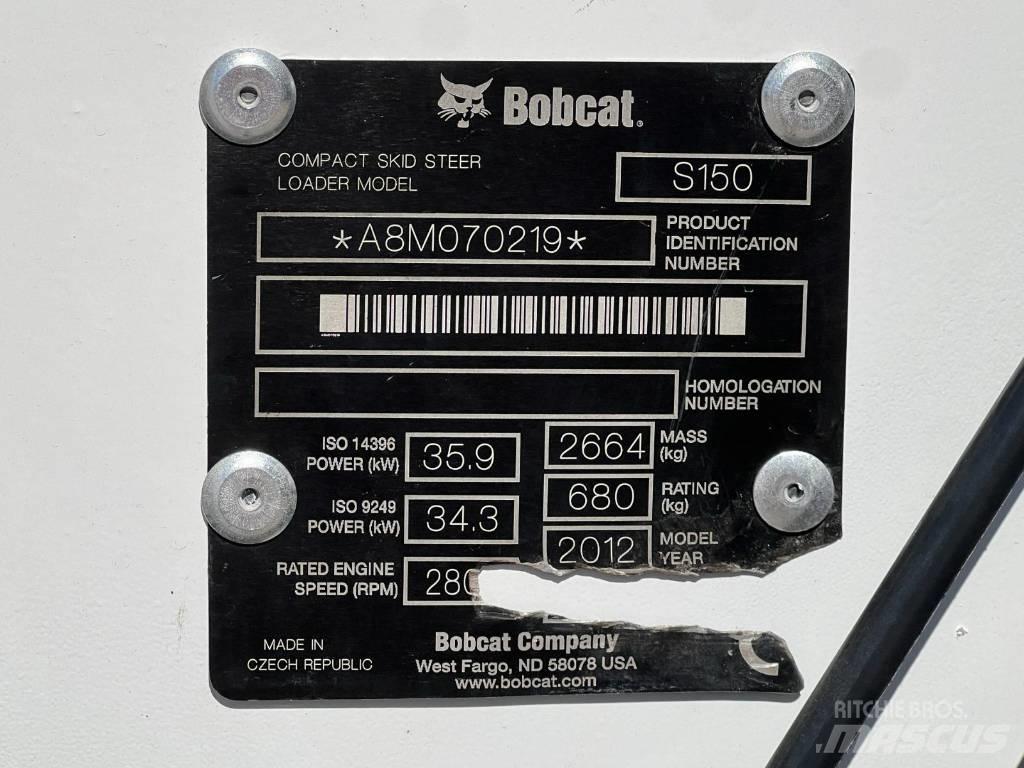 Bobcat S 150 Carregadoras de direcção deslizante