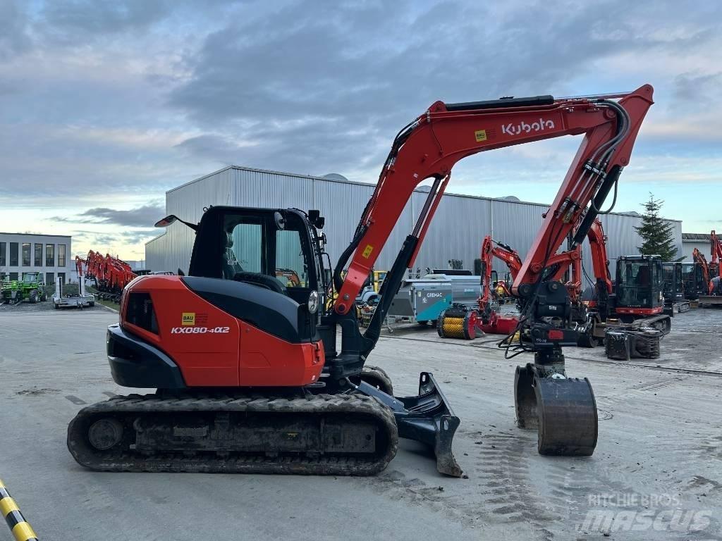 Kubota KX 080-4 Mini Escavadoras <7t