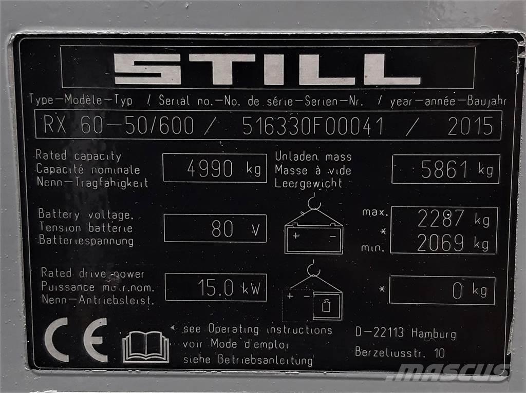 Still RX60 50 600 Empilhadores eléctricos