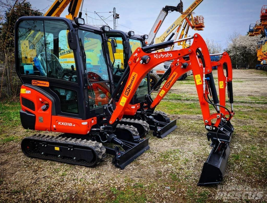 Kubota KX 018-4 Mini Escavadoras <7t