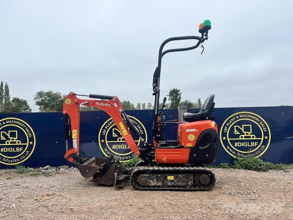 Kubota K008-3 Escavadoras especiais