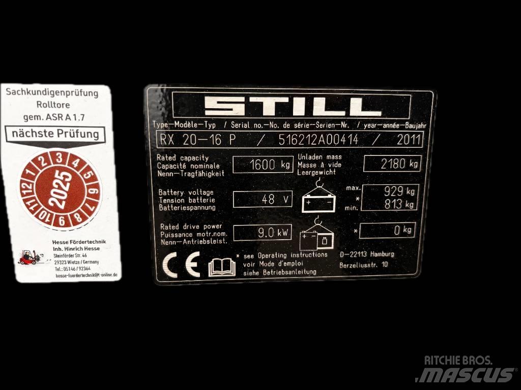 Still RX20-16P Empilhadores eléctricos