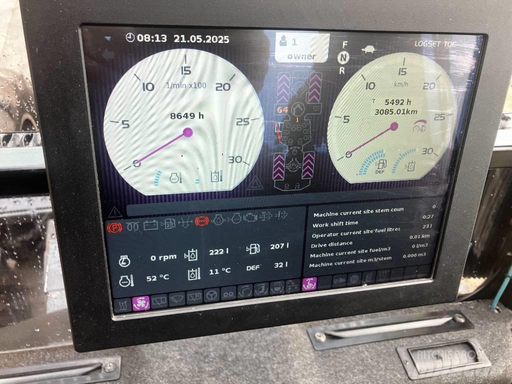 Logset 6HPGTE Processadores florestais