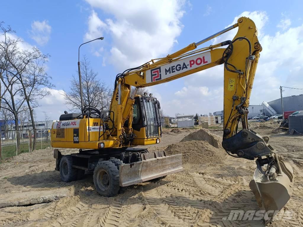 Komatsu PW180-7E0 Escavadoras de rodas