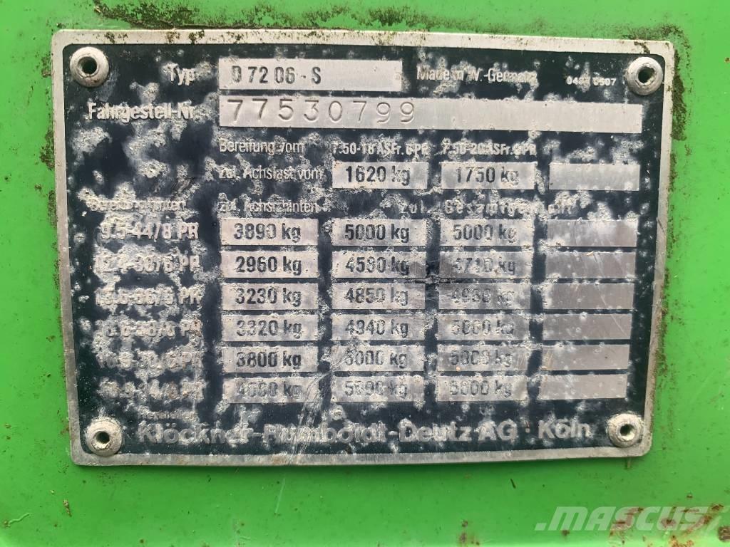 Deutz-Fahr D7207C Tratores Agrícolas usados